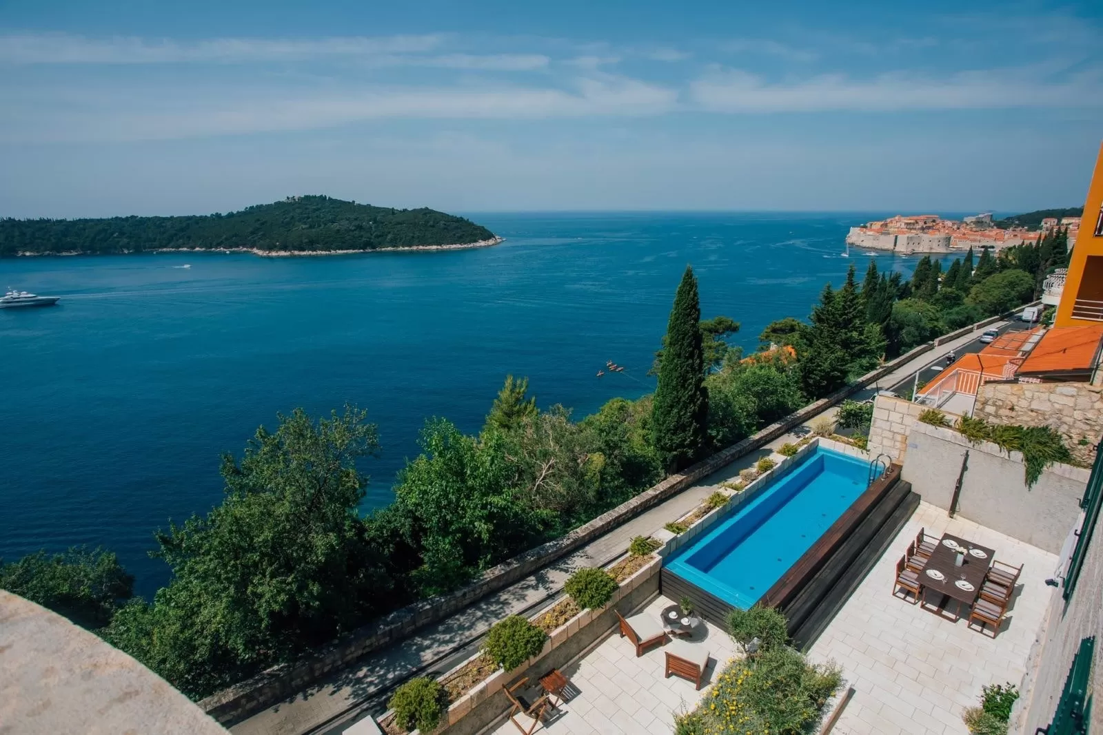 Luxusvilla Paulina mit wunderschönem Panoramablick in Dubrovnik